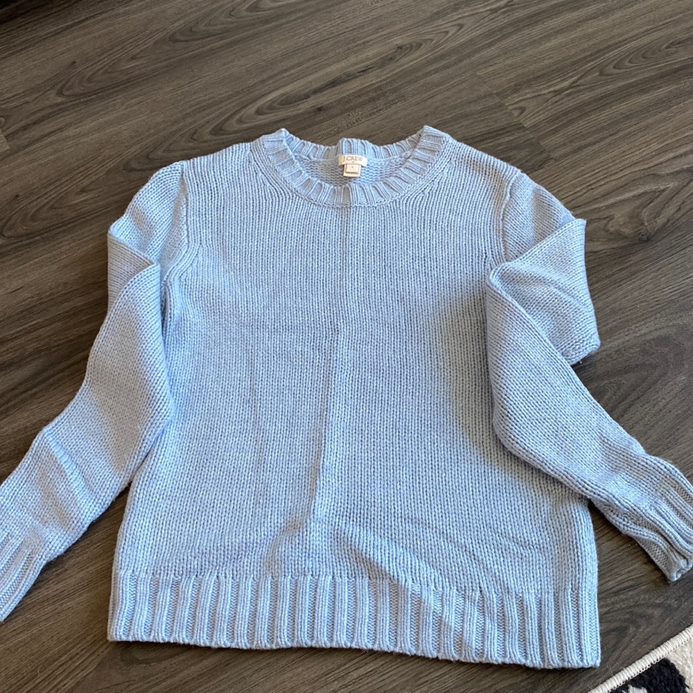 Jcrew sweater, baby blue